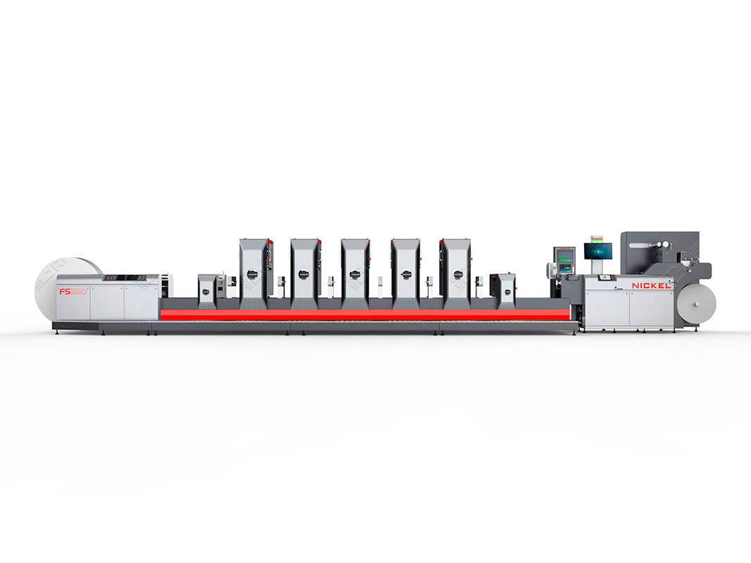 Impresora Offset intermitente Nickel FS350