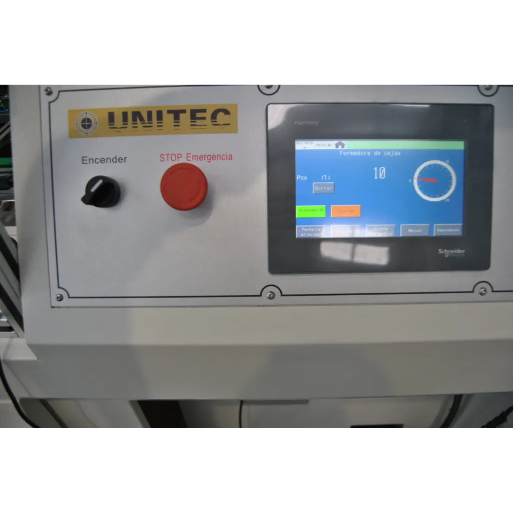 Formadora de bandejas Unitec P1200 - Pantalla y panel de control Imagraf
