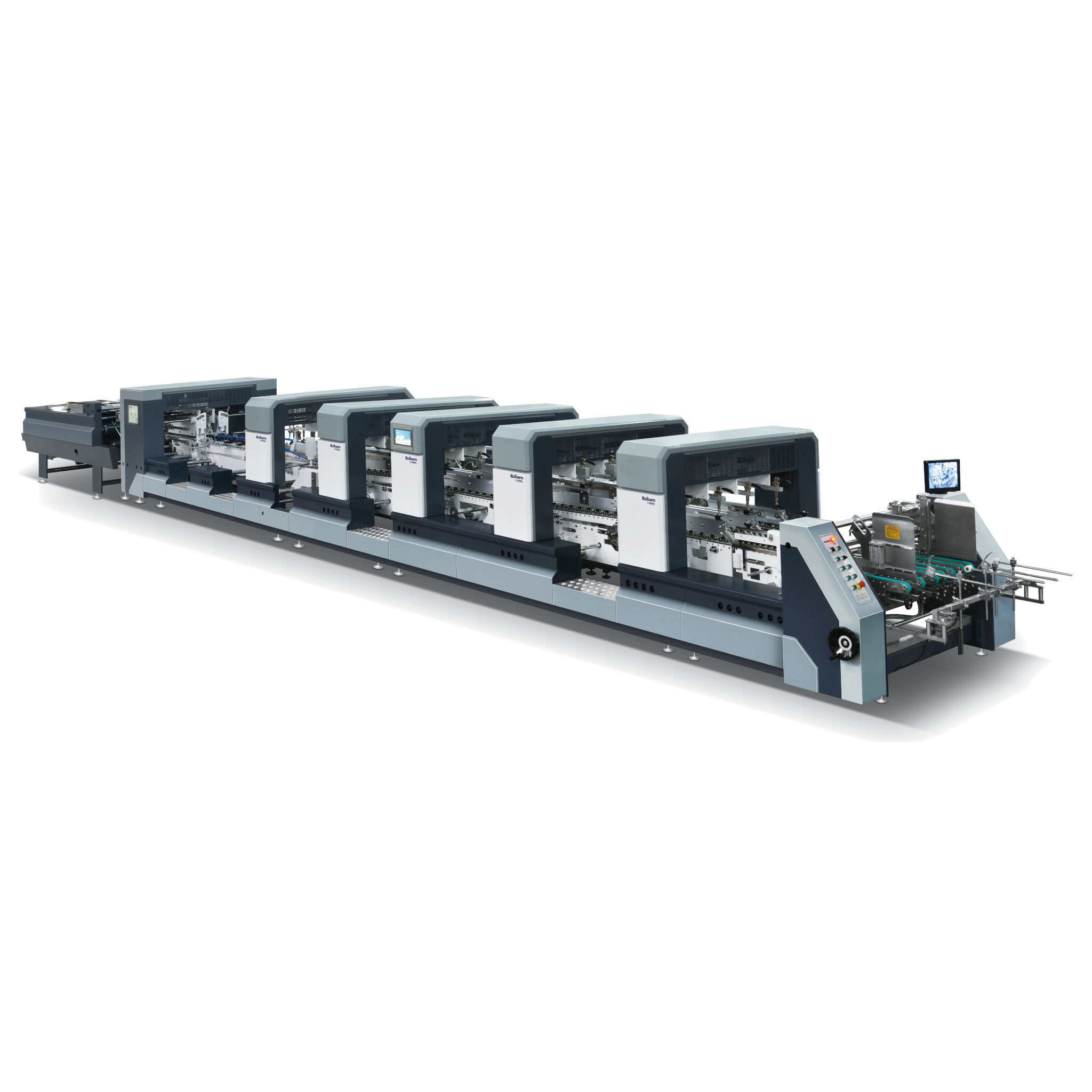 Plegadora encoladora Rolam serie XL